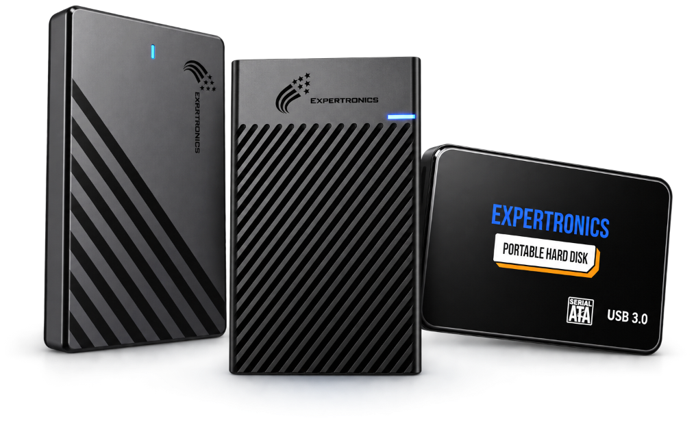 Expertronics Portable Storage Lineup — SuperSpeed External Hard Drives