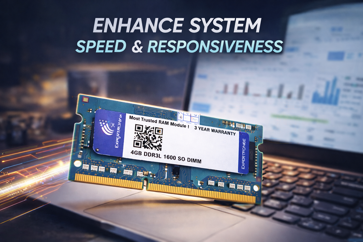 EXPERTRONICS PRO DDR3 4 GB (Dual Channel) Laptop 4gb DDR3L 1600/PC3-12800 (EXP4GB3L1600L) - Image 3