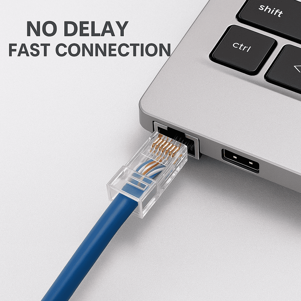 EXPERTRONICS RJ45 Cat6 Connector – Ethernet Cable Plug for Cat5, Cat5e, Cat6 UTP – 8P8C Crystal Plug for Solid and Stranded Wire – Compatible with RJ45 Crimping Tool – LAN Network Connector - Image 4