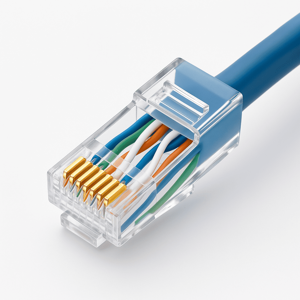 EXPERTRONICS RJ45 Cat6 Connector – Ethernet Cable Plug for Cat5, Cat5e, Cat6 UTP – 8P8C Crystal Plug for Solid and Stranded Wire – Compatible with RJ45 Crimping Tool – LAN Network Connector - Image 5