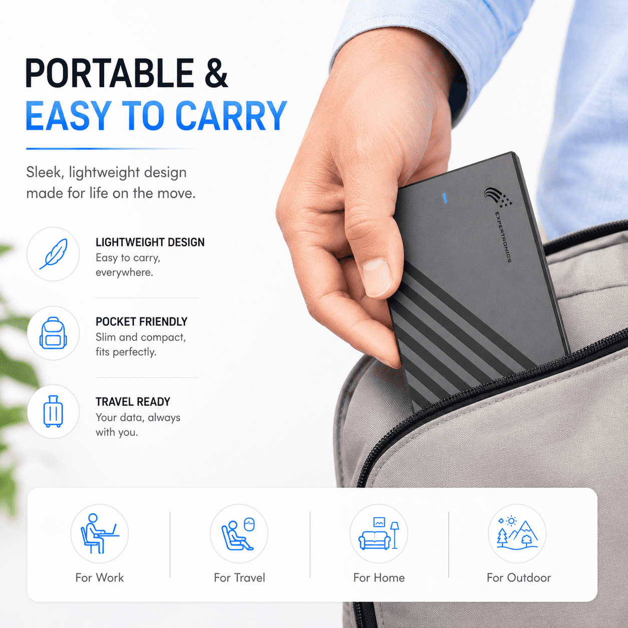 EXPERTRONICS External Hard Disk Drive | USB 3.0 HDD - Image 3