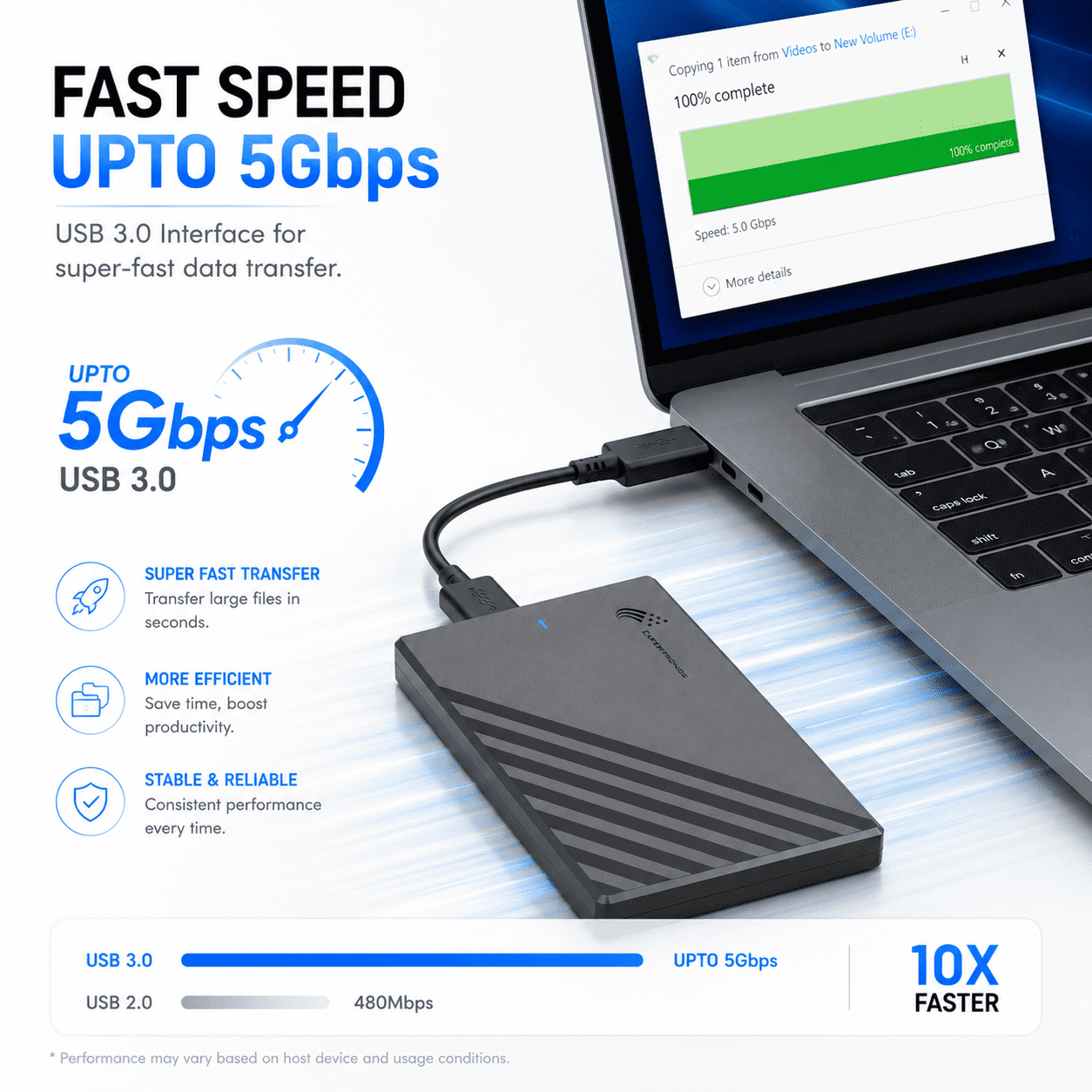 EXPERTRONICS External Hard Disk Drive | USB 3.0 HDD - Image 4