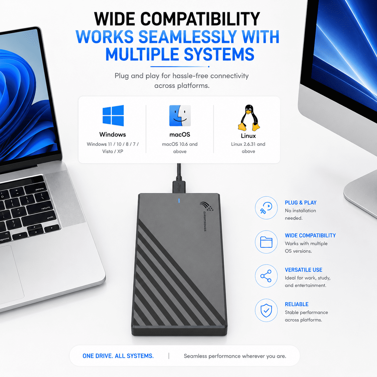 EXPERTRONICS External Hard Disk Drive | USB 3.0 HDD - Image 5